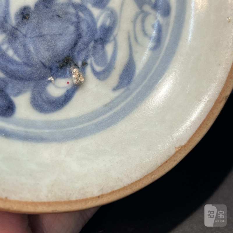明 青花麒麟纹小盘 - 图7